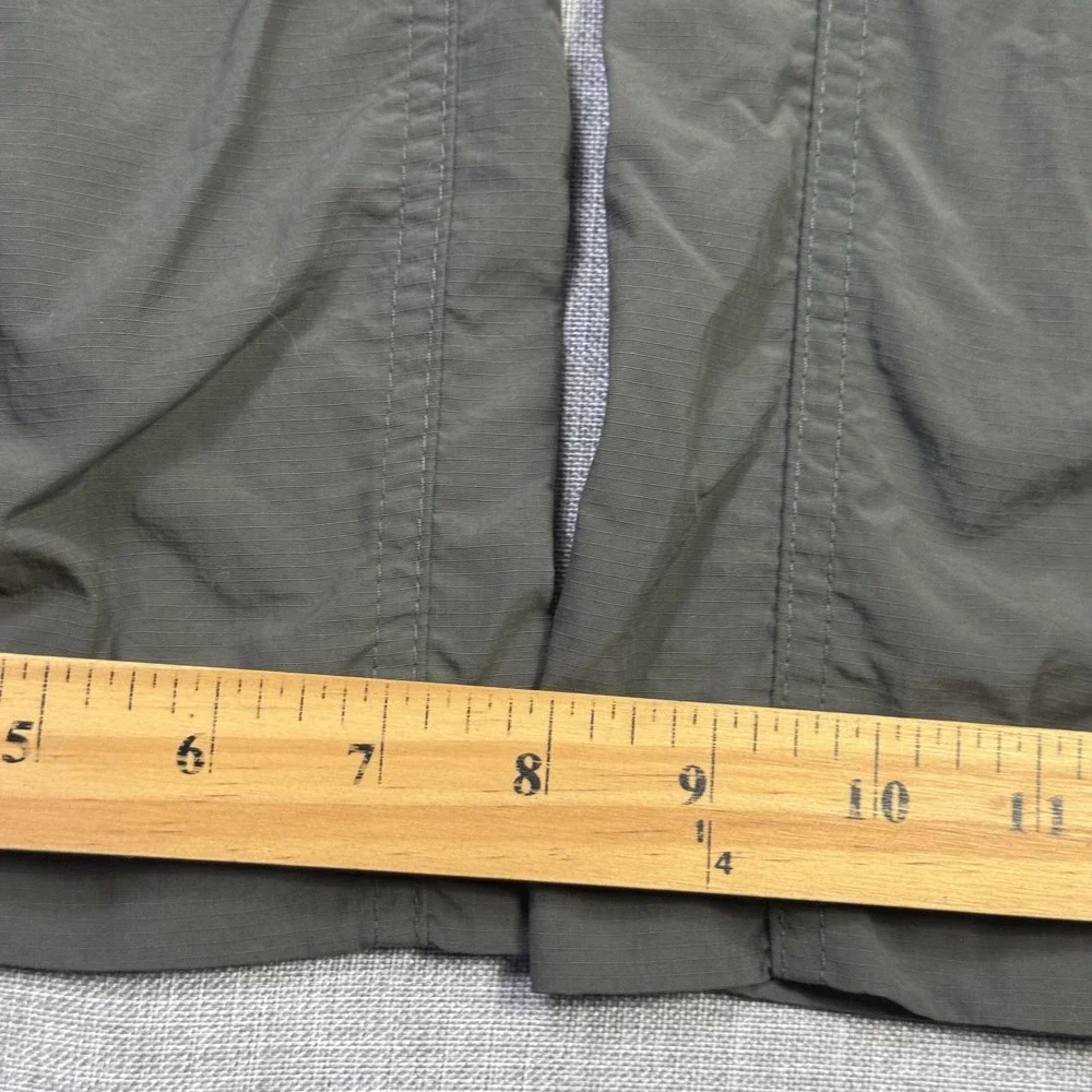 Columbia Convertible Cargo Pants Mens 34x32 Green Omni-Shade Light Quick Dry